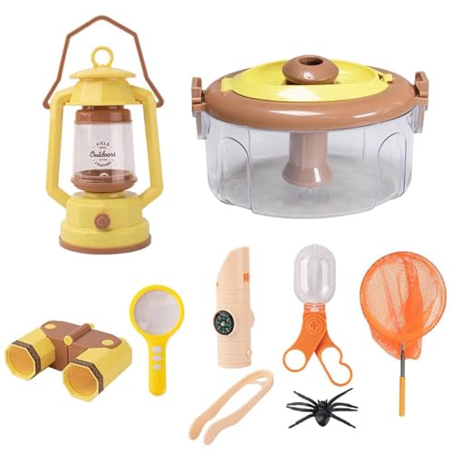 LLTCMYGS Insektensammlung und Beobachtungsset Spielzeug, Kinder Sommer Abenteuer Outdoor Spielzeug,Brownish Yellow LLTCMYGS Insektensammlung und Beobachtungsset Spielzeug, Kinder Sommer Abenteuer Outdoor Spielzeug,Brownish Yellow von LLTCMYGS