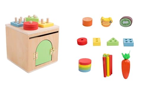 LLTCMYGS Karotten-Formerkennungs-Spielset für Kinder, Montessori-Spielzeug für die Vorschulbildung LLTCMYGS Karotten-Formerkennungs-Spielset für Kinder, Montessori-Spielzeug für die Vorschulbildung von LLTCMYGS