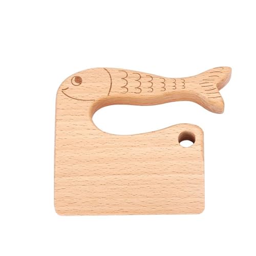 LLTCMYGS Kinder Holz Simulation Küchenmesser Spielzeug, Safe Mini Holz Messer Spiel Haus Spielzeug,Fish Tail LLTCMYGS Kinder Holz Simulation Küchenmesser Spielzeug, Safe Mini Holz Messer Spiel Haus Spielzeug,Fish Tail von LLTCMYGS