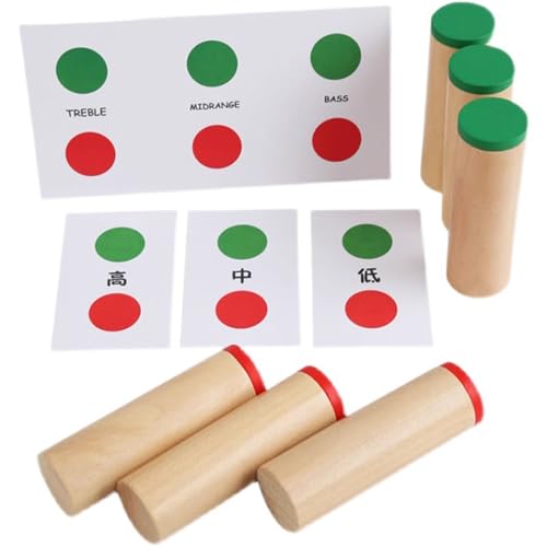 LLTCMYGS Kinder-Klangschlauch-Set aus Holz, Säuglingssinnsystem Klangfarben-passende Trainingsgeräte von LLTCMYGS