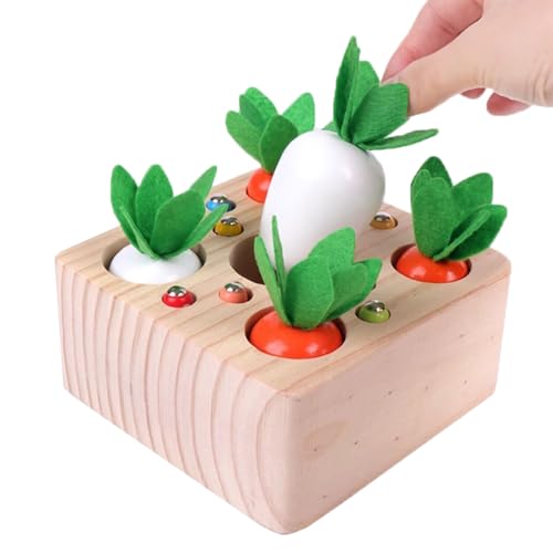 LLTCMYGS Kinder ziehen Radieschen fangen Käfer Spiel Spielzeug, Holz Karotte Ernte Spiel Spielzeug und Geschenke,Radish Catch Worm a LLTCMYGS Kinder ziehen Radieschen fangen Käfer Spiel Spielzeug, Holz Karotte Ernte Spiel Spielzeug und Geschenke,Radish Catch Worm a von LLTCMYGS