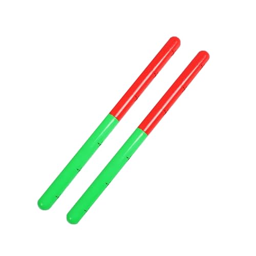 LLTCMYGS Kindergymnastik-Stockrequisiten, Outdoor-Aktivitäten-Stab, Sportrequisiten, Kinder-Soundstab,Green red von LLTCMYGS