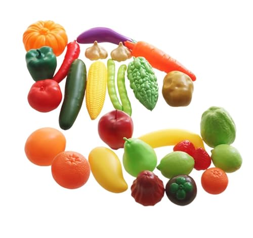 LLTCMYGS Kognitives Modell für die Paarung von Gemüse und Obst, Montessori Obst- und Gemüsespielzeug aus Kunststoff LLTCMYGS Kognitives Modell für die Paarung von Gemüse und Obst, Montessori Obst- und Gemüsespielzeug aus Kunststoff von LLTCMYGS