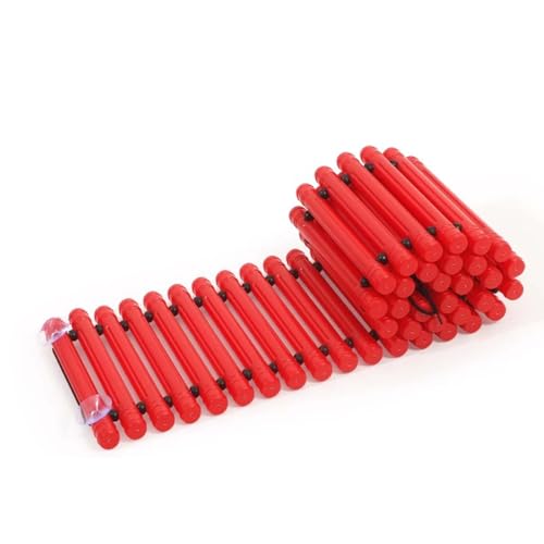 LLTCMYGS Kreative Kindersport Plastic Balance Touch Board Track Track zum Trainieren der körperlichen Koordination von Kindern,Rot von LLTCMYGS