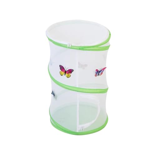 LLTCMYGS Kreisförmiger Faltbarer Insektenbeobachtungskäfig, Montessori Naturwissenschaft Outdoor-Spielzeug für Kinder,Insect Cages LLTCMYGS Kreisförmiger Faltbarer Insektenbeobachtungskäfig, Montessori Naturwissenschaft Outdoor-Spielzeug für Kinder,Insect Cages von LLTCMYGS