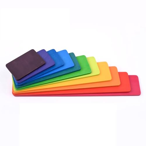 LLTCMYGS Lange Regenbogenbausteine, Montessori Jenga Bausteine LLTCMYGS Lange Regenbogenbausteine, Montessori Jenga Bausteine von LLTCMYGS