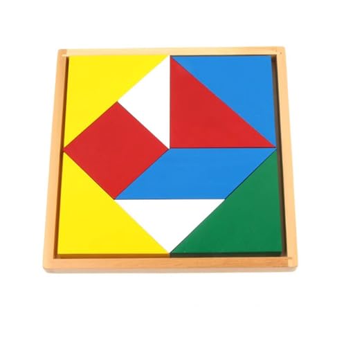 LLTCMYGS Mathematisches Blockpuzzle aus Holz, Montessori Teaching AIDS, Tangram Geometrisches Formpuzzle LLTCMYGS Mathematisches Blockpuzzle aus Holz, Montessori Teaching AIDS, Tangram Geometrisches Formpuzzle von LLTCMYGS