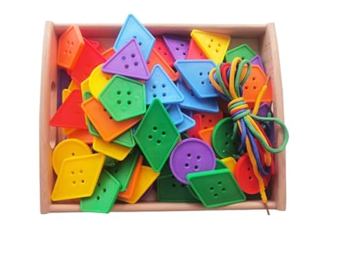 LLTCMYGS Montessile Schnürperlen für Kinderspielzeug, Bewegung Die Feinmotorik und Hand-Auge-Koordination Von Kindern LLTCMYGS Montessile Schnürperlen für Kinderspielzeug, Bewegung Die Feinmotorik und Hand-Auge-Koordination Von Kindern von LLTCMYGS