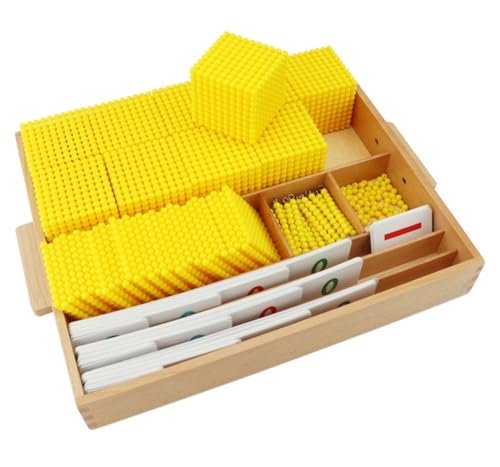 LLTCMYGS Montessori 10 Tausend Mathe Perlen Unterrichten AIDS, Perlenspielzeug für Vorschulkinder LLTCMYGS Montessori 10 Tausend Mathe Perlen Unterrichten AIDS, Perlenspielzeug für Vorschulkinder von LLTCMYGS