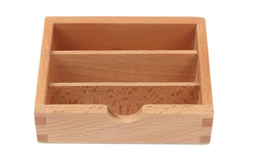 LLTCMYGS Montessori 3-Segment-Kartenbox, Kartenaufbewahrungsbox für Kinder LEHRMITTEL LLTCMYGS Montessori 3-Segment-Kartenbox, Kartenaufbewahrungsbox für Kinder LEHRMITTEL von LLTCMYGS