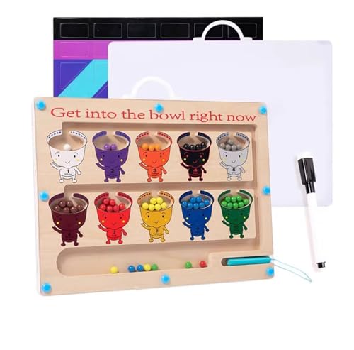LLTCMYGS Montessori 3-in-1 magnetisches digitales Labyrinthbrett, EIN Feinmotorik-Trainingsspielzeug für die Vorschule LLTCMYGS Montessori 3-in-1 magnetisches digitales Labyrinthbrett, EIN Feinmotorik-Trainingsspielzeug für die Vorschule von LLTCMYGS