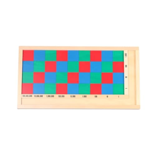 LLTCMYGS Montessori Arithmetik-Schautafel aus Holz, Mathematik-Lehrmittel für Kinder im Vorschulalter LLTCMYGS Montessori Arithmetik-Schautafel aus Holz, Mathematik-Lehrmittel für Kinder im Vorschulalter von LLTCMYGS