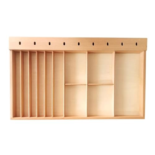 LLTCMYGS Montessori Aufbewahrungs- und Klassifikationstabletts aus Holz, Kinderalltag AIDS lehren LLTCMYGS Montessori Aufbewahrungs- und Klassifikationstabletts aus Holz, Kinderalltag AIDS lehren von LLTCMYGS