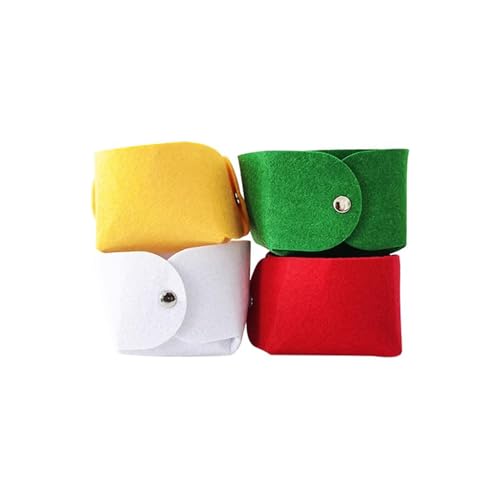 LLTCMYGS Montessori Aufbewahrungskorb aus Filzstoff, Organizer-Boxen, Aufbewahrungsboxen für das tägliche Leben (4 Stück) von LLTCMYGS