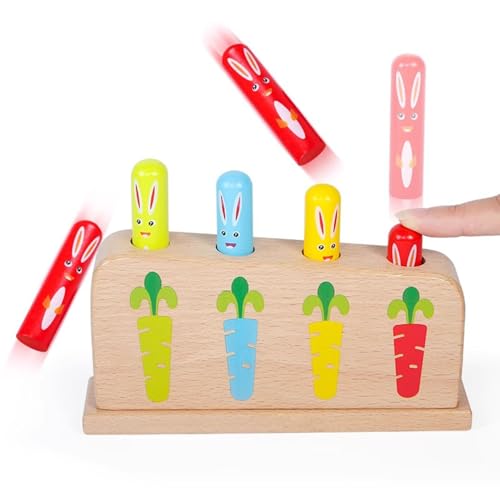 LLTCMYGS Montessori Baby Pop Up Spielzeug Aus Holz, Lernspielzeug Für Die Vorschule LLTCMYGS Montessori Baby Pop Up Spielzeug Aus Holz, Lernspielzeug Für Die Vorschule von LLTCMYGS