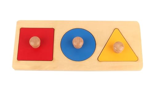LLTCMYGS Montessori Baby Puzzle Panel Spielzeug, Holz Geometrie Bestellung Puzzle Board, Kinderspielzeug,Model e von LLTCMYGS