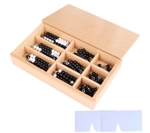 LLTCMYGS Montessori Beaded Math Learning AIDS, Spielzeug zur Verbesserung des mathematischen Denkens im Vorschulalter,Schwarz LLTCMYGS Montessori Beaded Math Learning AIDS, Spielzeug zur Verbesserung des mathematischen Denkens im Vorschulalter,Schwarz von LLTCMYGS