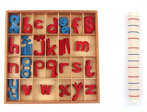 LLTCMYGS Montessori Beweglicher Briefkasten aus Holz, Unterrichtsmaterialien für Kinder beim Buchstabieren von Wörtern LLTCMYGS Montessori Beweglicher Briefkasten aus Holz, Unterrichtsmaterialien für Kinder beim Buchstabieren von Wörtern von LLTCMYGS
