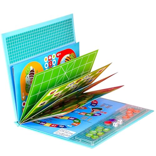 LLTCMYGS Montessori Book-Style 6-in-1 multifunktionales Schachbrett, EIN pädagogisches Spielzeug für Intelligenz im Vorschulalter LLTCMYGS Montessori Book-Style 6-in-1 multifunktionales Schachbrett, EIN pädagogisches Spielzeug für Intelligenz im Vorschulalter von LLTCMYGS
