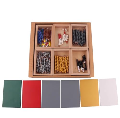 LLTCMYGS Montessori Buche Mathe Perlen Unterrichten AIDS, Vorschulkinder Mathematik Bildung Bank Spiel,Minus von LLTCMYGS