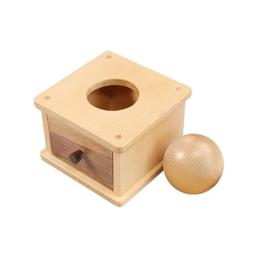 LLTCMYGS Montessori Buchenholzbox Lehrmittel, Holzkugel-Drop-Spielzeug, Hand-Auge-Koordinationstraining LLTCMYGS Montessori Buchenholzbox Lehrmittel, Holzkugel-Drop-Spielzeug, Hand-Auge-Koordinationstraining von LLTCMYGS