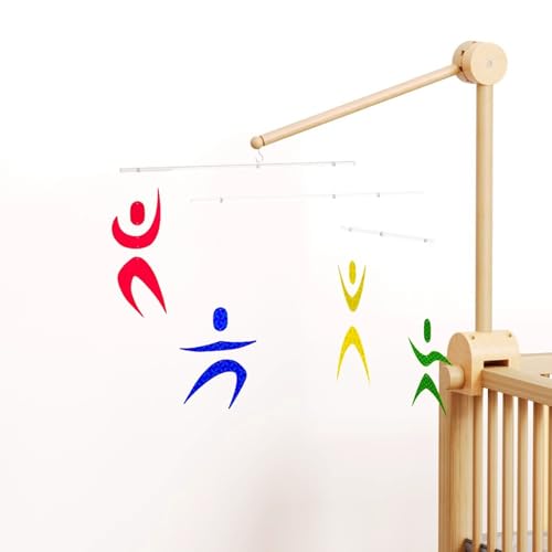 LLTCMYGS Montessori Bunte tanzende Figuren, visuelles mobiles Lernen, AIDS, Spielzeug für die sensorische Entwicklung LLTCMYGS Montessori Bunte tanzende Figuren, visuelles mobiles Lernen, AIDS, Spielzeug für die sensorische Entwicklung von LLTCMYGS
