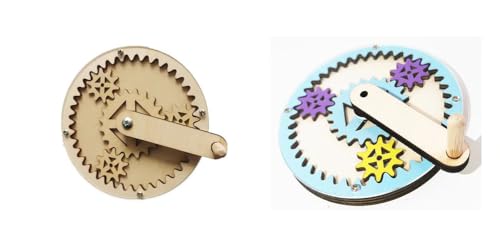 LLTCMYGS Montessori Busy Board Handkurbel Getriebe Material, DIY Wand-Aktivitätsspielzeug für Kinder von LLTCMYGS