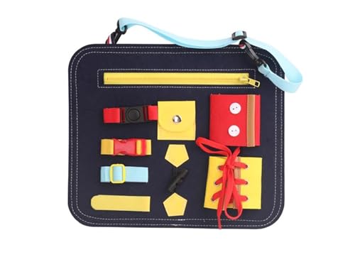 LLTCMYGS Montessori Busy Board Sensorisches Spielzeug, Lernspielzeug für Kinder im Vorschulalter,Model a von LLTCMYGS