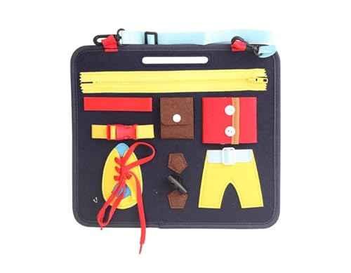 LLTCMYGS Montessori Busy Board Sensorisches Spielzeug, Lernspielzeug für Kinder im Vorschulalter,Model b von LLTCMYGS