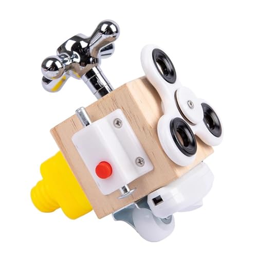 LLTCMYGS Montessori Busy Standing Blocks aus Holz trainieren die Feinmotorik von Kindern von LLTCMYGS