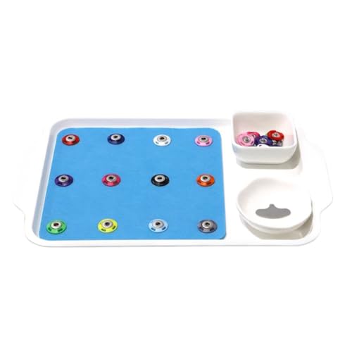 LLTCMYGS Montessori Button Matching Toys, Feinmotorische Farberkennung Lehrmittel LLTCMYGS Montessori Button Matching Toys, Feinmotorische Farberkennung Lehrmittel von LLTCMYGS