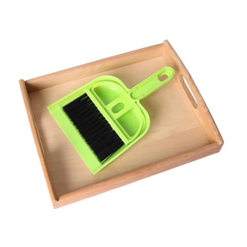 LLTCMYGS Montessori Cleaning Desk Mini-Besen-Set, Übung für die Selbstfürsorgefähigkeit von Kindern im Alltag LLTCMYGS Montessori Cleaning Desk Mini-Besen-Set, Übung für die Selbstfürsorgefähigkeit von Kindern im Alltag von LLTCMYGS