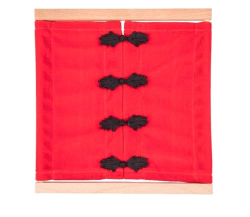 LLTCMYGS Montessori Clothing Frame Teaching AIDS, für frühe Kinder, um grundlegende Kleidungsfähigkeiten zu erlernen,Disk Buckle Garment Frame LLTCMYGS Montessori Clothing Frame Teaching AIDS, für frühe Kinder, um grundlegende Kleidungsfähigkeiten zu erlernen,Disk Buckle Garment Frame von LLTCMYGS