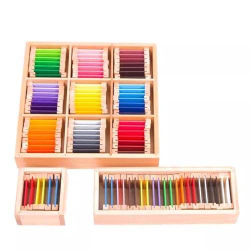 LLTCMYGS Montessori Color Card Box Set, Color Box Sensorische Lehrmittel Materialien (DREI Arten) von LLTCMYGS