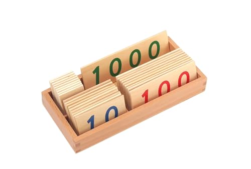LLTCMYGS Montessori Digital Card Box aus Holz, Buche aus Holz Digital Card Teaching AIDS,1 to 1000 LLTCMYGS Montessori Digital Card Box aus Holz, Buche aus Holz Digital Card Teaching AIDS,1 to 1000 von LLTCMYGS