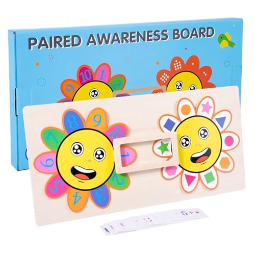 LLTCMYGS Montessori Digitales Kognitives Brett aus Holz, Form und Farbanpassung Kognitives Brett,Sunflower b LLTCMYGS Montessori Digitales Kognitives Brett aus Holz, Form und Farbanpassung Kognitives Brett,Sunflower b von LLTCMYGS
