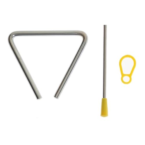 LLTCMYGS Montessori Dreieck Perkussionsinstrument Teaching AIDS, Musikalisches Stahldreieck mit Schlagbolzen LLTCMYGS Montessori Dreieck Perkussionsinstrument Teaching AIDS, Musikalisches Stahldreieck mit Schlagbolzen von LLTCMYGS