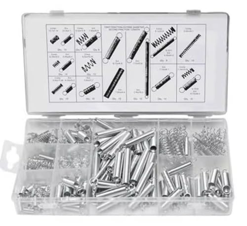 LLTCMYGS Montessori Druckfedern Sortiment Kit, 200PCS Metallfedern, Heimwerken LLTCMYGS Montessori Druckfedern Sortiment Kit, 200PCS Metallfedern, Heimwerken von LLTCMYGS