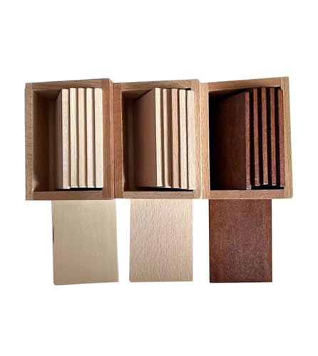 LLTCMYGS Montessori Early Childhood Sensorisches Gewicht Board Material, Baric Tabletten mit Box LLTCMYGS Montessori Early Childhood Sensorisches Gewicht Board Material, Baric Tabletten mit Box von LLTCMYGS