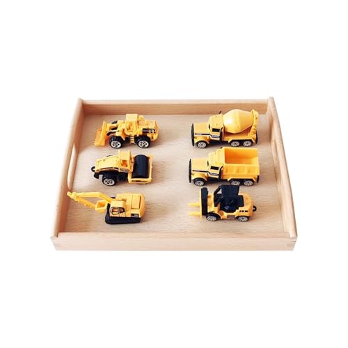 LLTCMYGS Montessori Engineering Fahrzeugmodell-Set, Sprachlernmaterialien für Vorschulkinder von LLTCMYGS