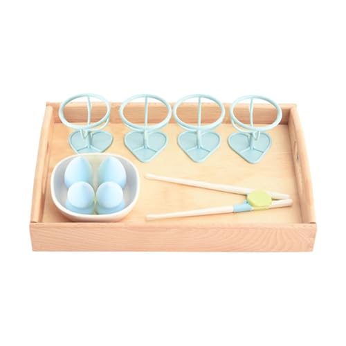 LLTCMYGS Montessori Essstäbchenzange Übungs-Lehrmittel-Set, Fingerpräzisions-Übungsspielzeug von LLTCMYGS