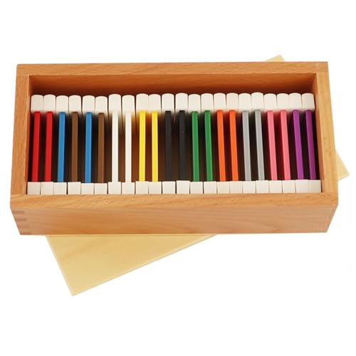 LLTCMYGS Montessori Farb-Lern-Board Sinneslernhilfen, Farbsehen Box Vorschulspielzeug LLTCMYGS Montessori Farb-Lern-Board Sinneslernhilfen, Farbsehen Box Vorschulspielzeug von LLTCMYGS
