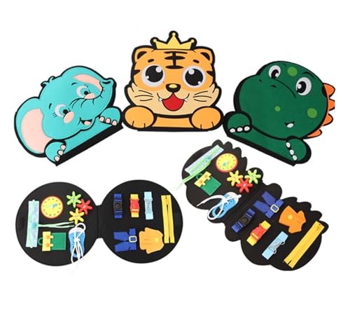 LLTCMYGS Montessori Feinmotoriktraining Busy Bag Spielzeug, Kinder Reise Bildung Spielzeug von LLTCMYGS
