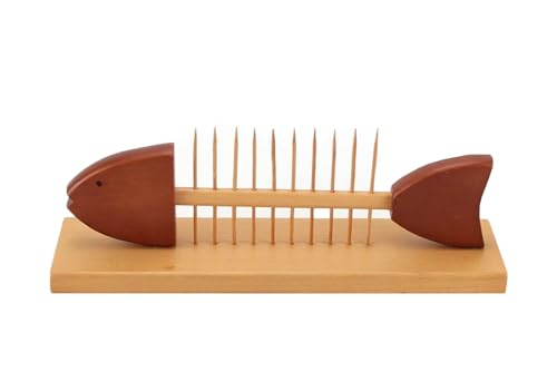 LLTCMYGS Montessori Fischgräte Matching Teaching AIDS, hölzernes Vorschulspielzeug für Kinder LLTCMYGS Montessori Fischgräte Matching Teaching AIDS, hölzernes Vorschulspielzeug für Kinder von LLTCMYGS
