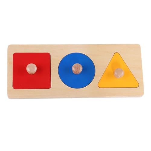 LLTCMYGS Montessori Geometrie Puzzle Panel Spielzeug, Holz Knopf Panels für Vorschulkinder,Model a LLTCMYGS Montessori Geometrie Puzzle Panel Spielzeug, Holz Knopf Panels für Vorschulkinder,Model a von LLTCMYGS