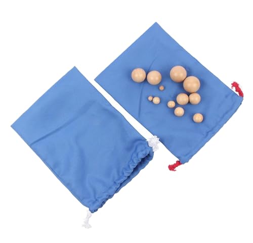 LLTCMYGS Montessori Geometrische Mystery Bag, Früherziehung Kognitive Form Dreidimensionale Bausteine,Model a von LLTCMYGS