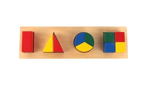 LLTCMYGS Montessori Geometrische Puzzle Bausteine, Geometrisches Bauspielzeug aus Holz,Block f LLTCMYGS Montessori Geometrische Puzzle Bausteine, Geometrisches Bauspielzeug aus Holz,Block f von LLTCMYGS
