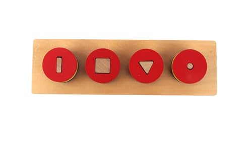 LLTCMYGS Montessori Geometrische Puzzle Bausteine, Geometrisches Bauspielzeug aus Holz,Block g LLTCMYGS Montessori Geometrische Puzzle Bausteine, Geometrisches Bauspielzeug aus Holz,Block g von LLTCMYGS