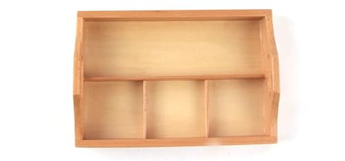 LLTCMYGS Montessori Gittertablett Lehrmittel, Kinderkindergarten Service Holztablett,Three Grid Trays LLTCMYGS Montessori Gittertablett Lehrmittel, Kinderkindergarten Service Holztablett,Three Grid Trays von LLTCMYGS