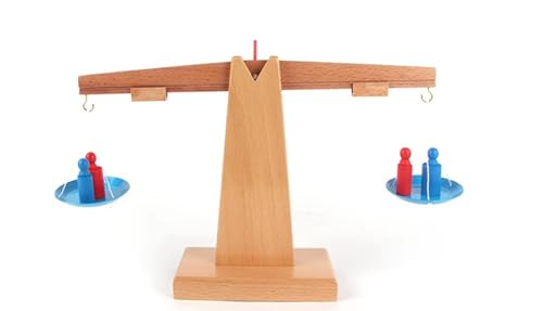 LLTCMYGS Montessori-Gleichgewichtswaage, Gewichtungswaage für die frühkindliche Erziehung, Mathematik-Unterrichtshilfe LLTCMYGS Montessori-Gleichgewichtswaage, Gewichtungswaage für die frühkindliche Erziehung, Mathematik-Unterrichtshilfe von LLTCMYGS